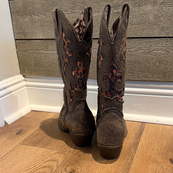 Leopard Cowboy Boots - Women's - Picture 3 of 7